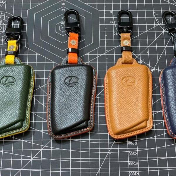 Bao da bọc chìa khóa ô tô Lexus handmade cao cấp