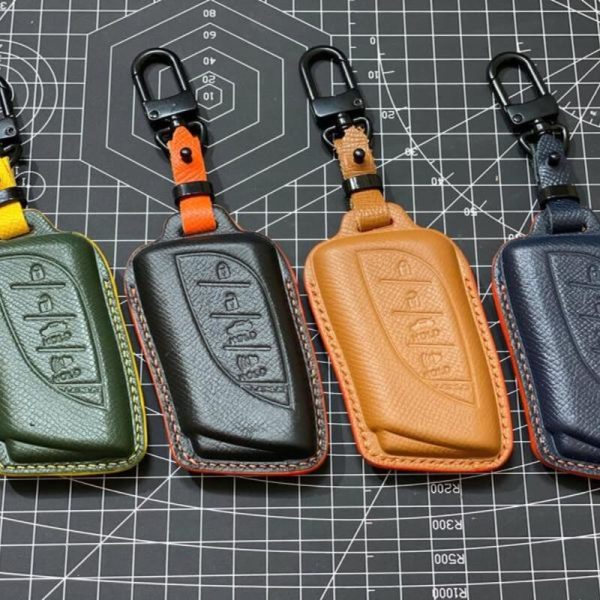 Bao da bọc chìa khóa ô tô Lexus handmade cao cấp