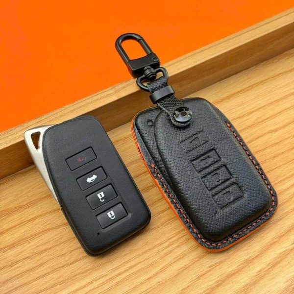 Bao da bọc chìa khóa ô tô Lexus handmade cao cấp