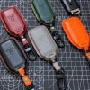 bao da bọc chìa khoá ô tô Mitsubishi handmade cao cấp