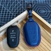 Bao da bọc chìa khóa ô tô Peugeot handmade cao cấp