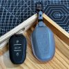 Bao da bọc chìa khóa ô tô Peugeot handmade cao cấp