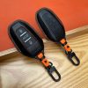 Bao da bọc chìa khóa ô tô Peugeot handmade cao cấp
