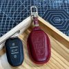 Bao da bọc chìa khóa ô tô Peugeot handmade cao cấp