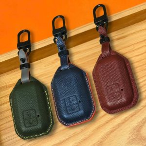 Bao da bọc chìa khóa ô tô Suzuki handmade cao cấp