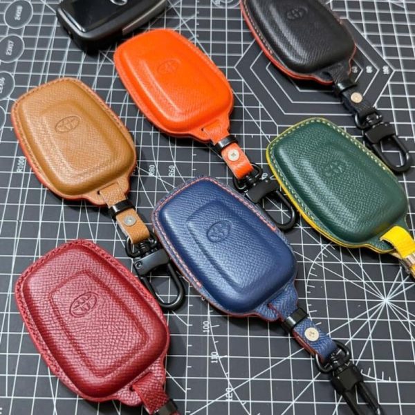 Bao da bọc chìa khoá ô tô Toyota handmade cao cấp