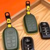 Bao da bọc chìa khoá ô tô Toyota handmade cao cấp