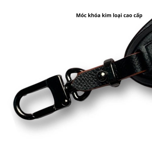 Bao da bọc chìa khoá ô tô Nissan handmade cao cấp