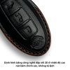 Bao da bọc chìa khoá ô tô Nissan handmade cao cấp
