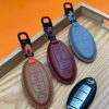 Bao da bọc chìa khóa ô tô Nissan handmade cao cấp