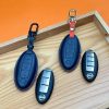 Bao da bọc chìa khóa ô tô Nissan handmade cao cấp
