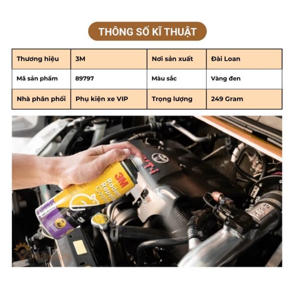 Bình xịt đuổi chuột xe ô tô 3M Rodent Repellant Coating