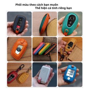 Bảng mẫu phối màu cho bao da chìa khóa ô tô handmade