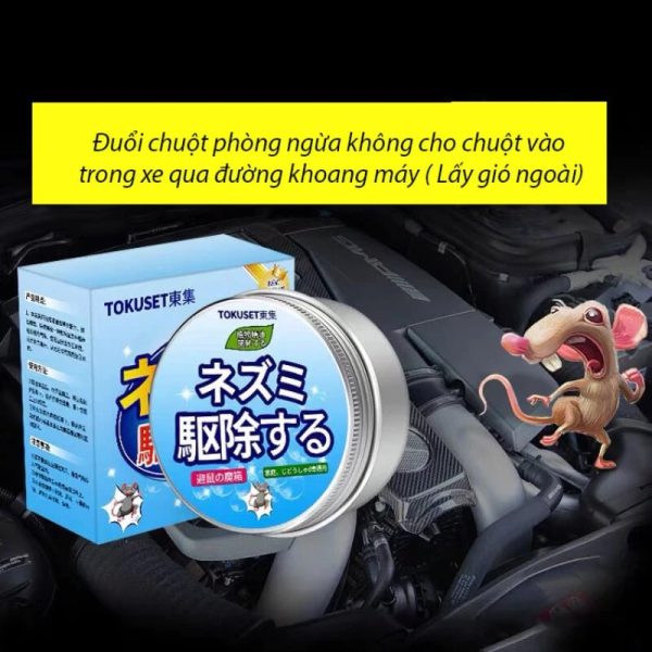 Sáp đuổi chuột ô tô Janpan Tokuset nhập khẩu, không độc hại