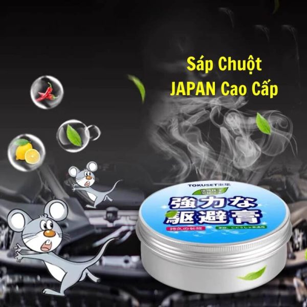 Sáp đuổi chuột ô tô Janpan Tokuset nhập khẩu, không độc hại