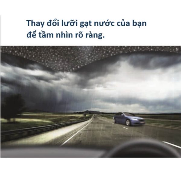 Thay gạt mưa ô tô định lỳ để đám bảo an toàn tầm nhìn khi lái xe