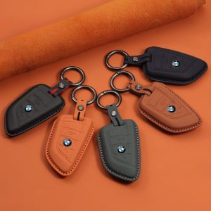 Bao da bọc chìa khóa ô tô BMW da bò sang trọng