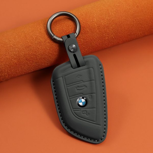 Bao da bọc chìa khóa ô tô BMW da bò sang trọng