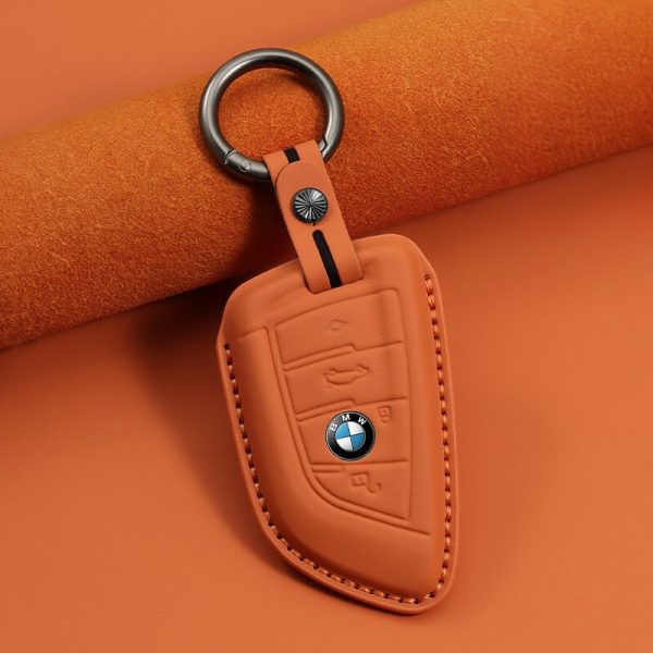 Bao da bọc chìa khóa ô tô BMW da bò sang trọng
