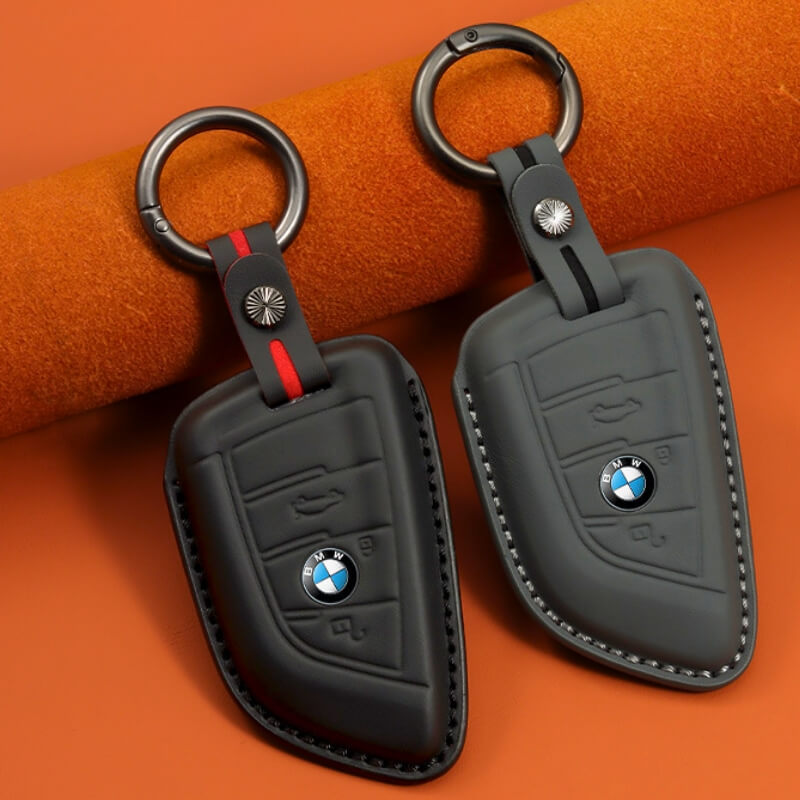 Bao da bọc chìa khóa ô tô BMW da bò sang trọng