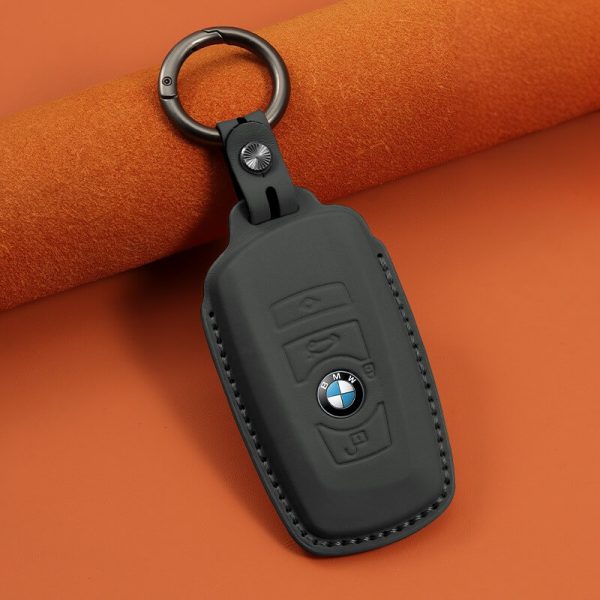 Bao da bọc chìa khóa ô tô BMW da bò sang trọng