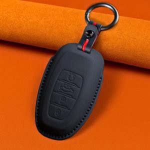 Bao da bọc chìa khóa ô tô Hyundai da bò sang trọng