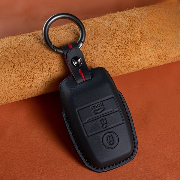 Bao da bọc chìa khóa ô tô KIA da bò sang trọng