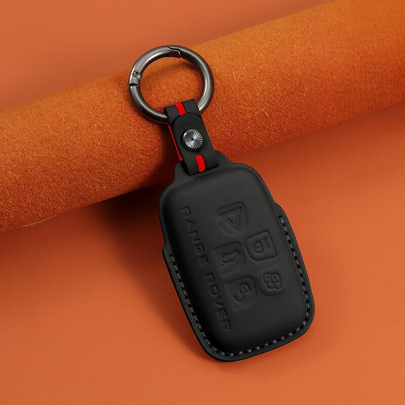 Bao da bọc chìa khóa ô tô Land Rover da bò sang trọng