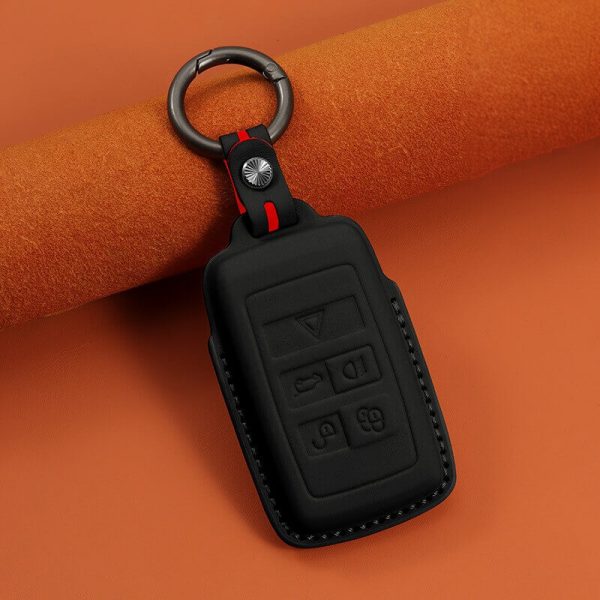Bao da bọc chìa khóa ô tô Land Rover da bò sang trọng