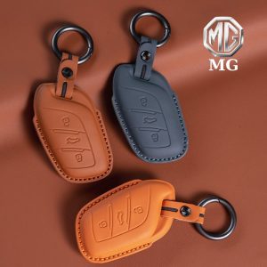 Bao da bọc chìa khóa ô tô MG da bò sang trọng