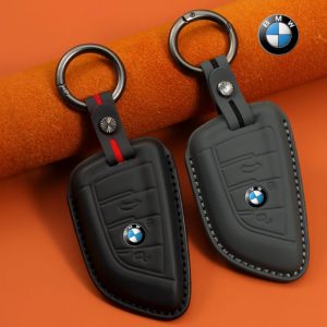 Bao da bọc chìa khóa ô tô BMW da bò sang trọng