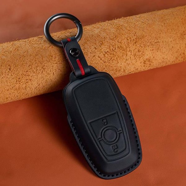Bao da bọc chìa khóa ô tô Ford da bò sang trọng