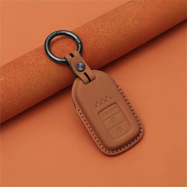 Bao da bọc chìa khoá ô tô Honda da bò sang trọng