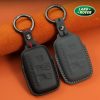 Bao da bọc chìa khóa ô tô Land Rover da bò sang trọng
