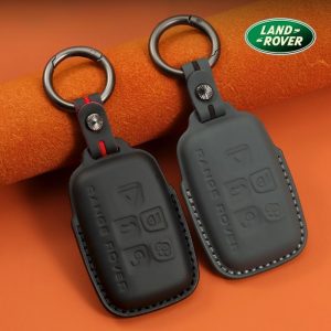 Bao da bọc chìa khóa ô tô Land Rover da bò sang trọng
