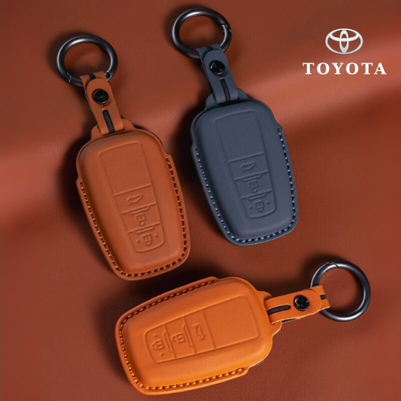 Bao Da Bọc Chìa Khoá Ô Tô Toyota Da Bò Sang Trọng