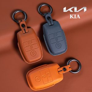 Bao da bọc chìa khóa ô tô KIA da bò sang trọng