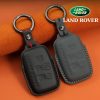 Bao da bọc chìa khóa ô tô Land Rover da bò sang trọng