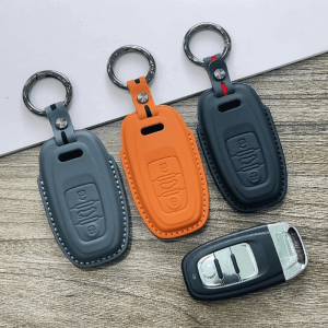 Bao da bọc chìa khóa ô tô Audi da bò sang trọng