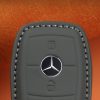 Bao da bọc chìa khoá ô tô Mercedes da bò sang trọng