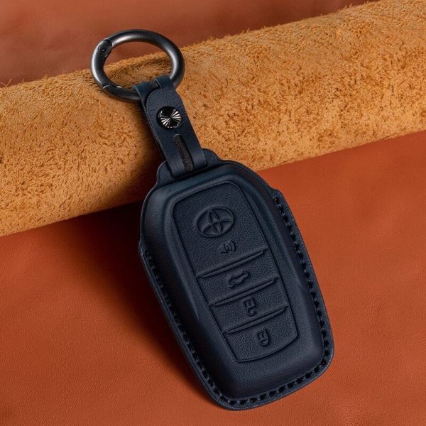 Bao da bọc chìa khóa ô tô Toyota da bò sang trọng