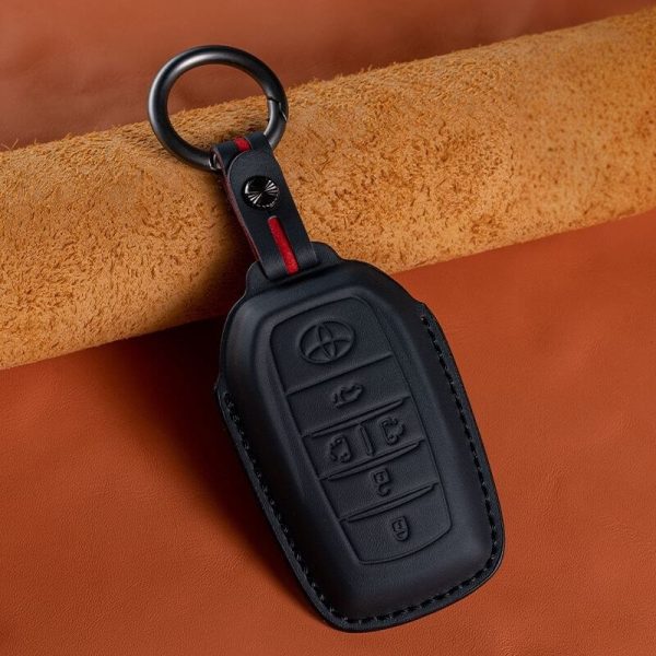 Bao da bọc chìa khóa ô tô Toyota da bò sang trọng