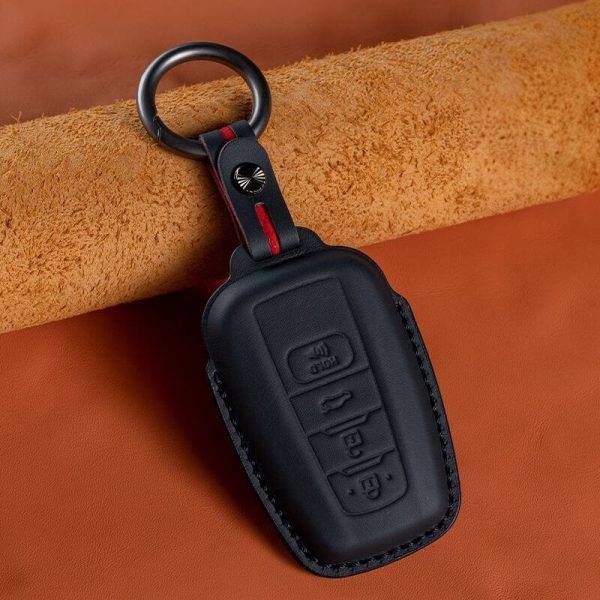 Bao da bọc chìa khóa ô tô Toyota da bò sang trọng