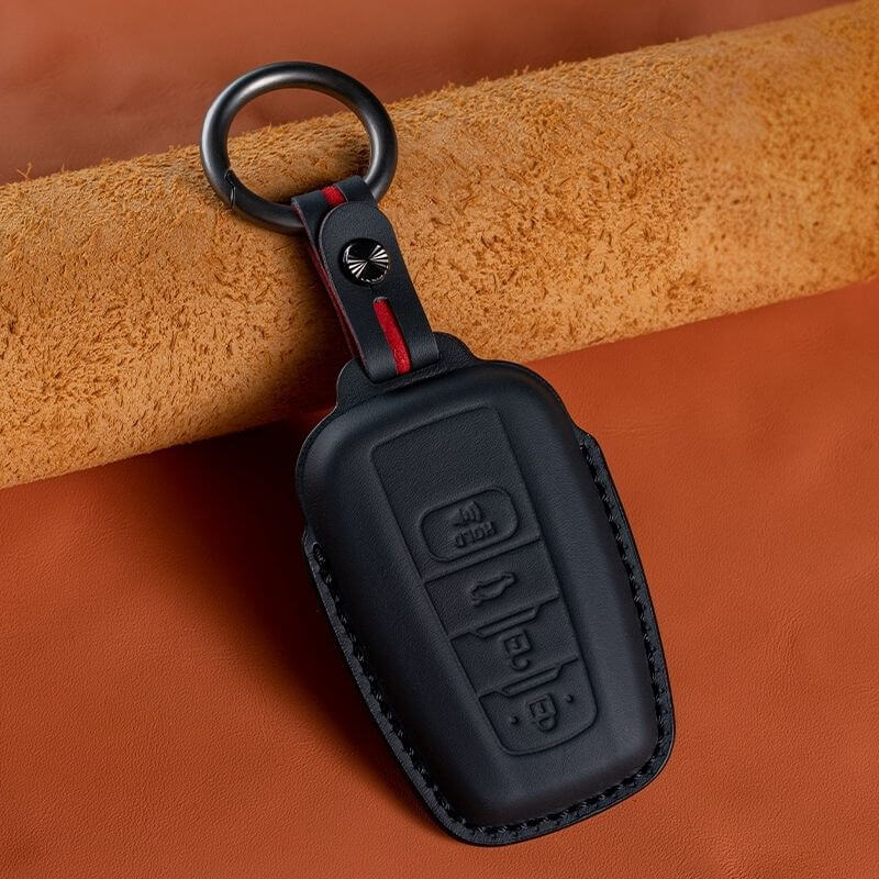 Bao da bọc chìa khóa ô tô Toyota da bò sang trọng