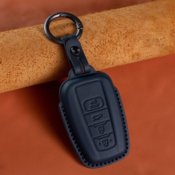 Bao da bọc chìa khóa ô tô Toyota da bò sang trọng