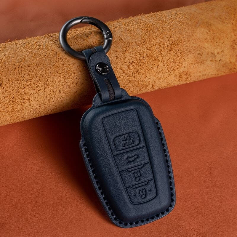Bao da bọc chìa khóa ô tô Toyota da bò sang trọng