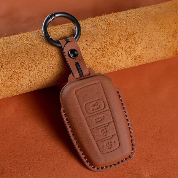 Bao da bọc chìa khóa ô tô Toyota da bò sang trọng