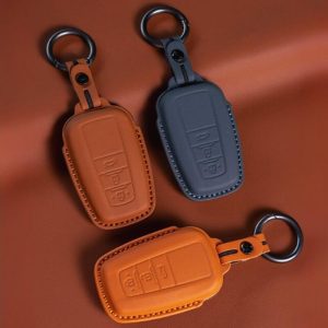 Bao da bọc chìa khóa ô tô Toyota da bò sang trọng