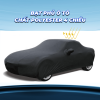 Bạt phủ ô tô vải Polyester 4C cao cấp màu đen