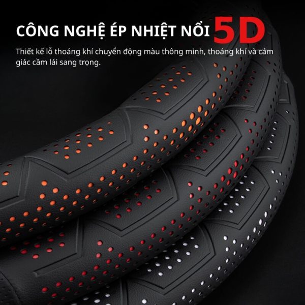 Bọc vô lăng chất liệu Sợi Carbon cao cấp